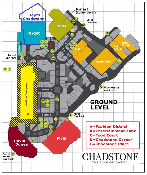 chadstone shopping map.